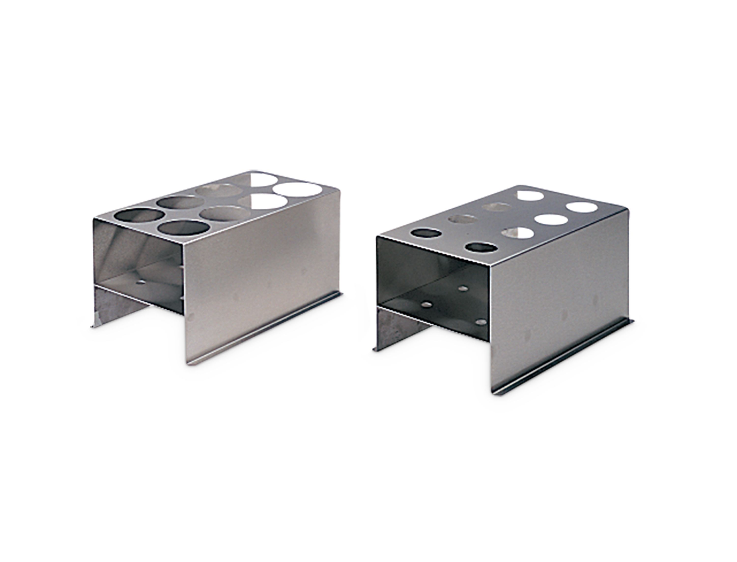 Eight-Place Stainless Steel Rack for 600 ml Tubes